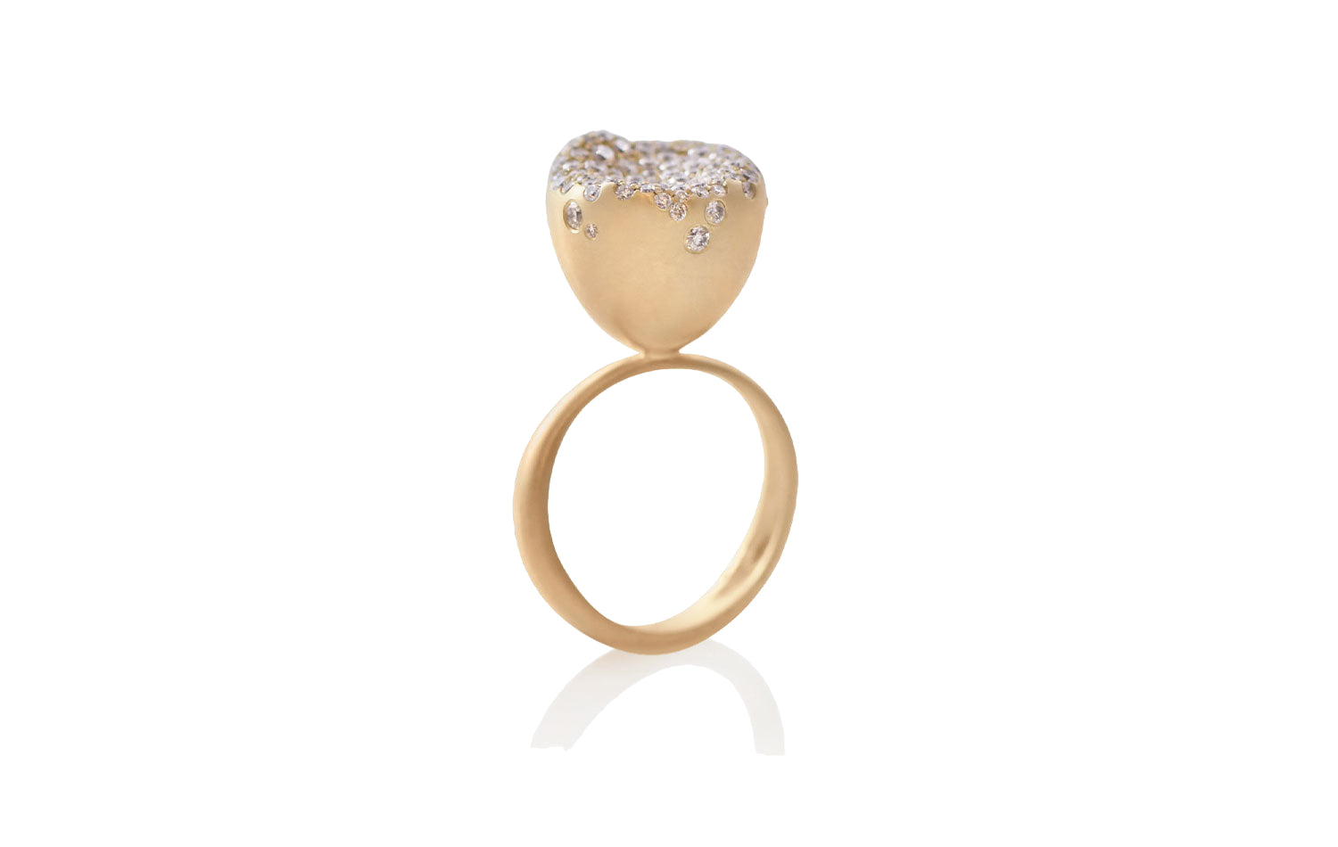 BABY MALAK FLOURISH MEDIUM ROUND RING